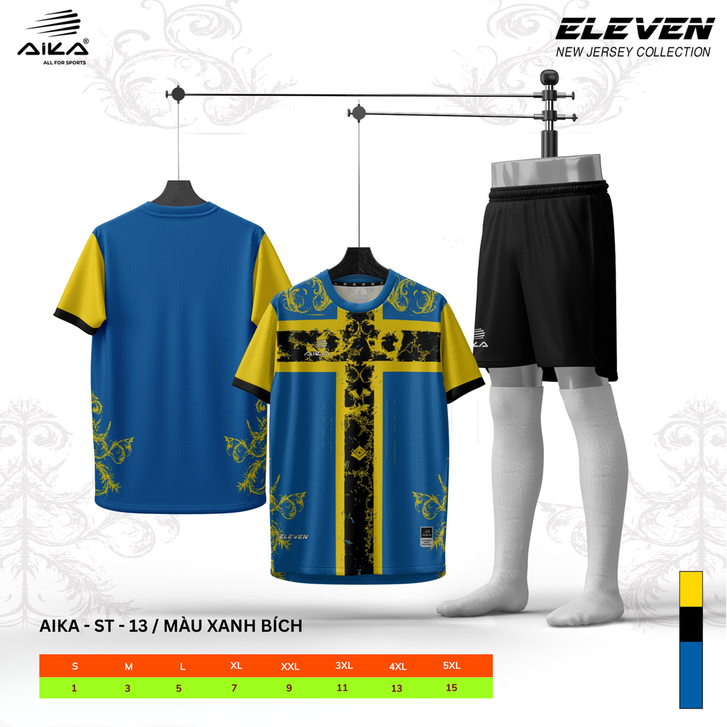 Quần Áo Bóng Đá Aika Siêu Tốc 08 - ELEVEN