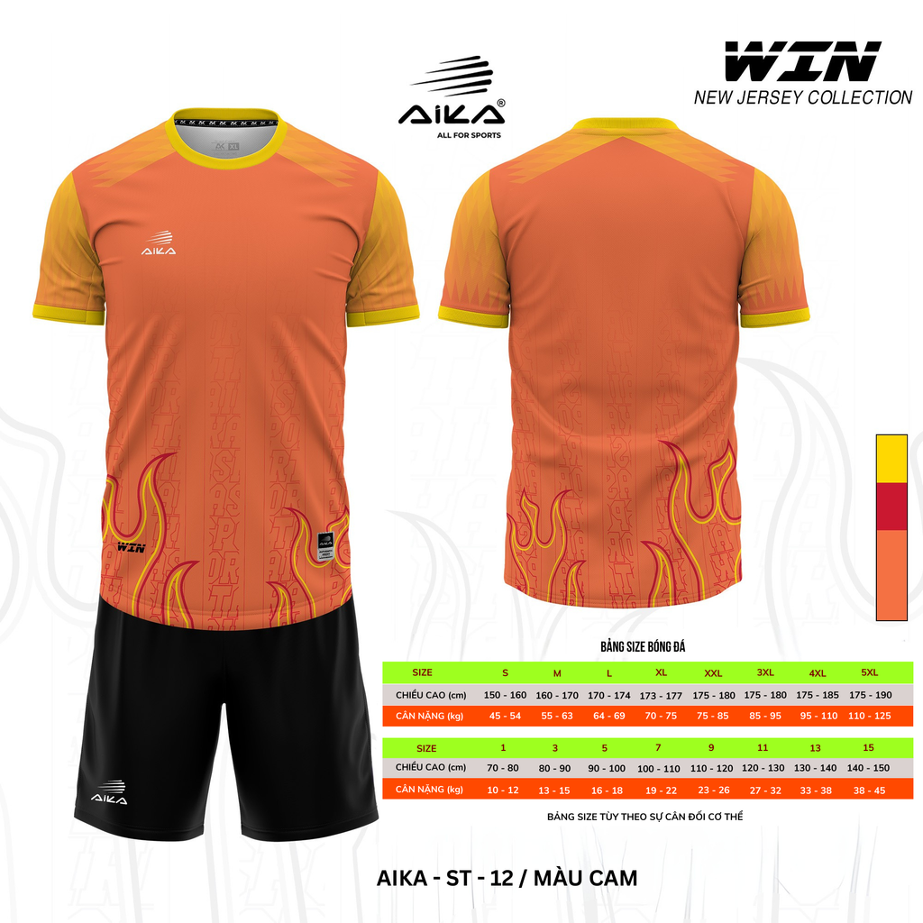 Quần Áo Bóng Đá Aika Siêu Tốc 18 - WIN