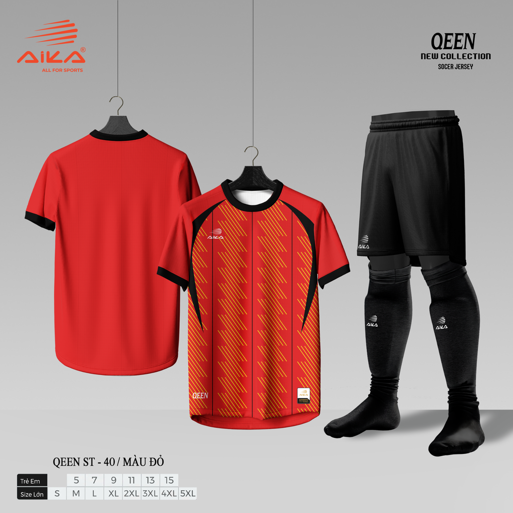 Quần Áo Bóng Đá Aika Siêu Tốc 40 - QEEN