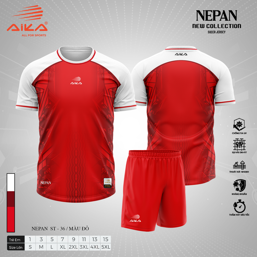 Quần Áo Bóng Đá Aika Siêu Tốc 36 - NEPAN