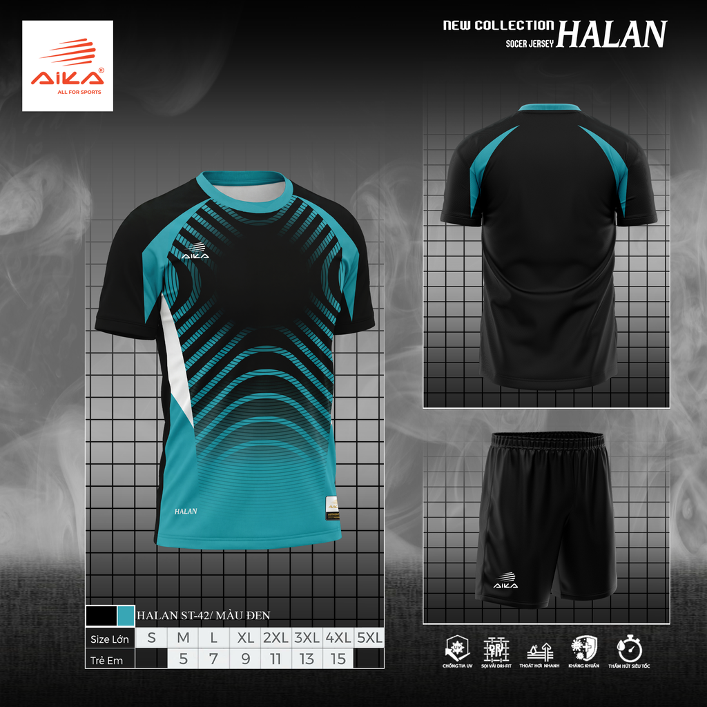 Quần Áo Bóng Đá Aika Siêu Tốc 42 - HALAN