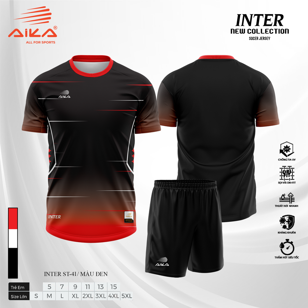 Quần Áo Bóng Đá Aika Siêu Tốc 41 - INTER