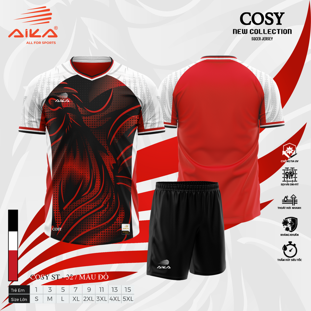 Quần Áo Bóng Đá Aika Siêu Tốc 32  - COSY