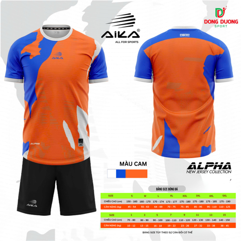 Quần Áo Bóng Đá Aika Siêu Tốc 13 - ALPHA
