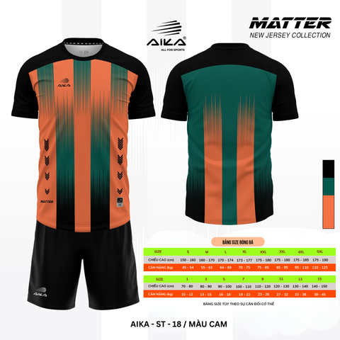 Quần Áo Bóng Đá Aika Siêu Tốc 11 - MATTER