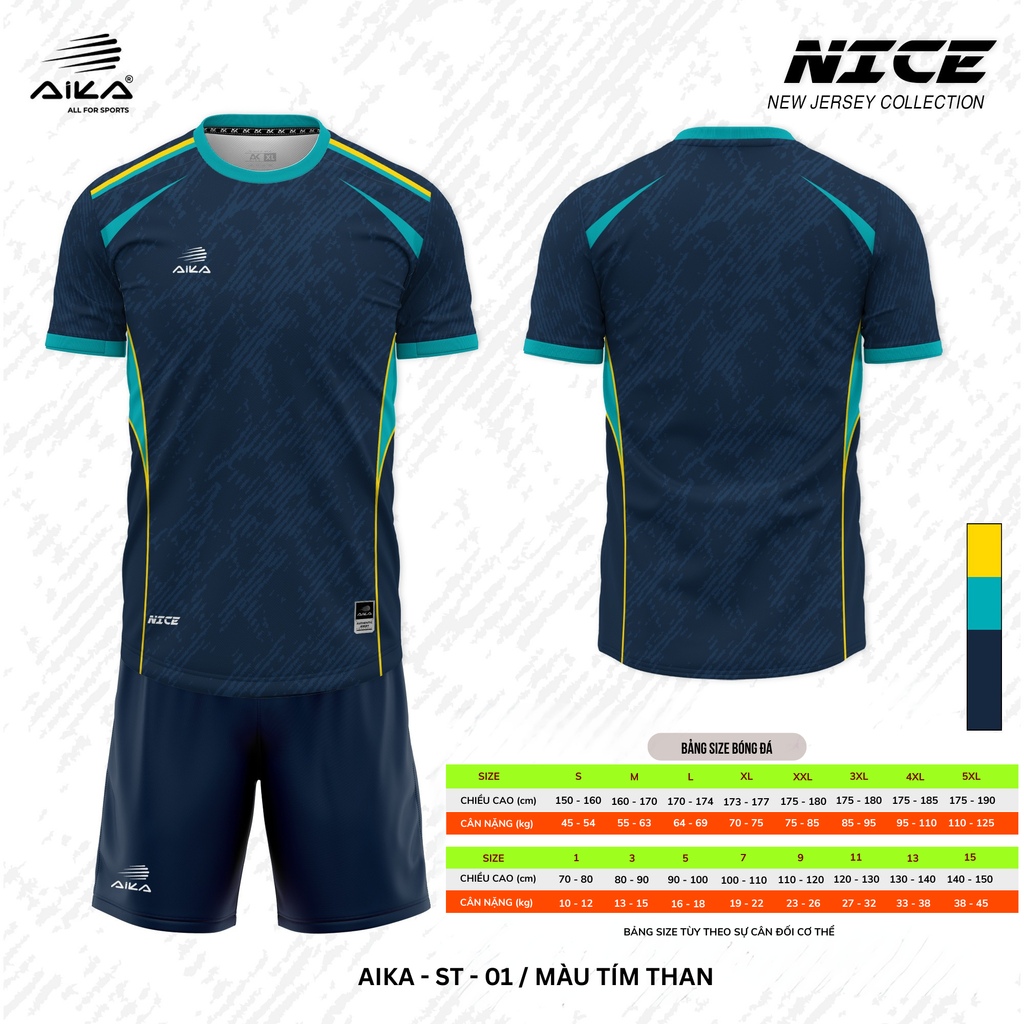 Quần Áo Bóng Đá Aika Siêu Tốc 01 -  NICE