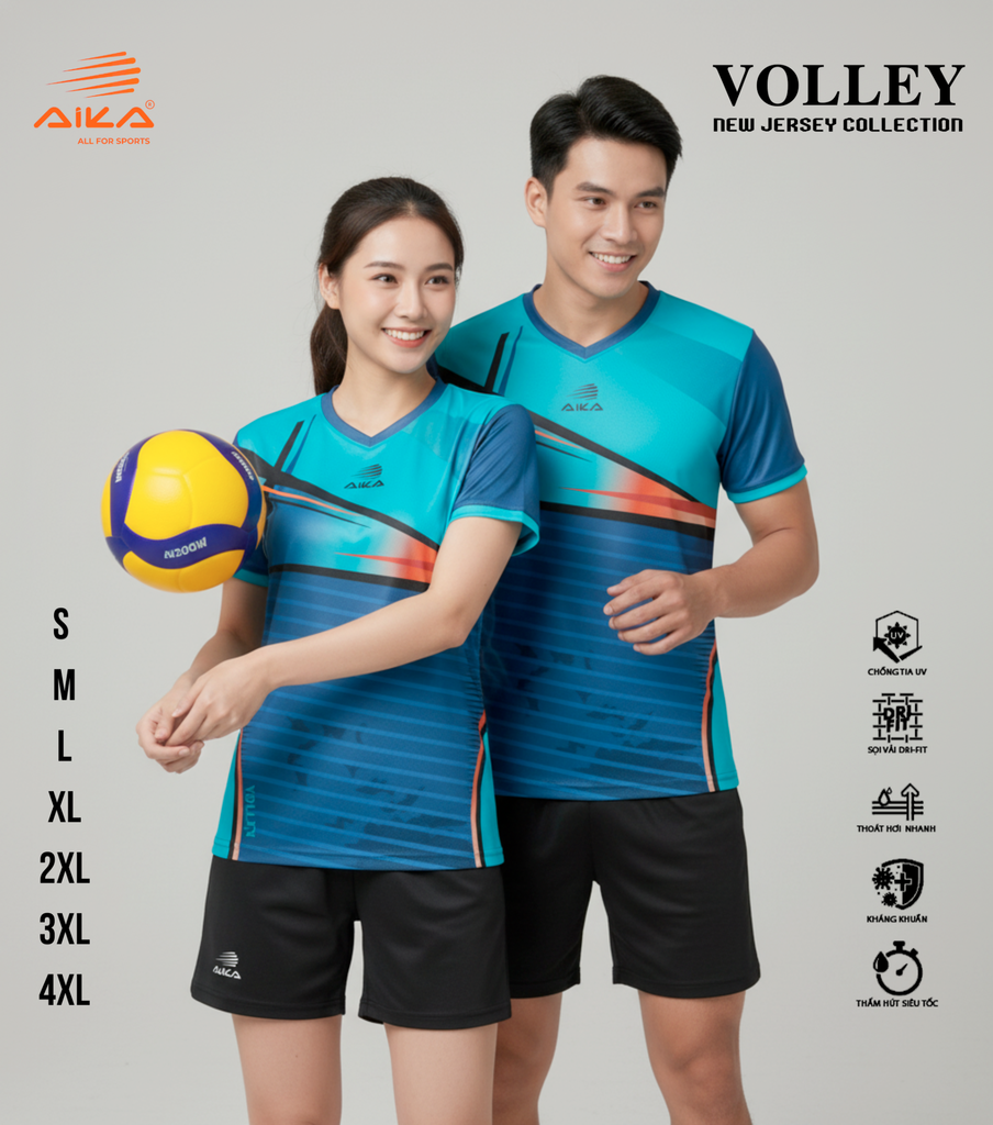 Quần Áo Bóng Chuyền Aika Siêu Tốc 01 - VOLLEY