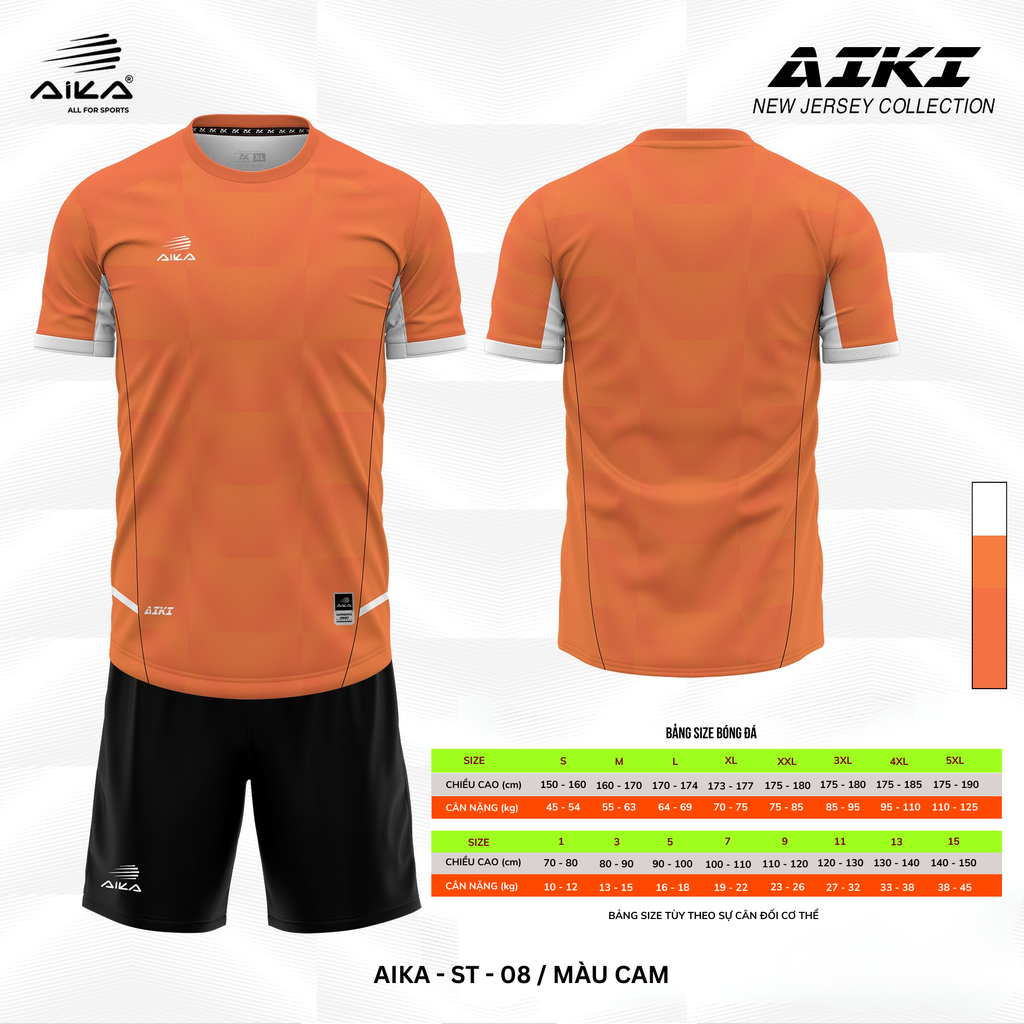 Quần Áo Bóng Đá Aika Siêu Tốc 12 - AIKI