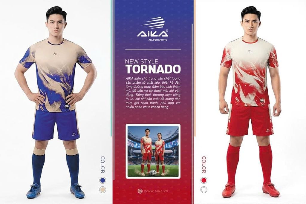 Bộ Áo Bóng Đá AIKA TORNADO