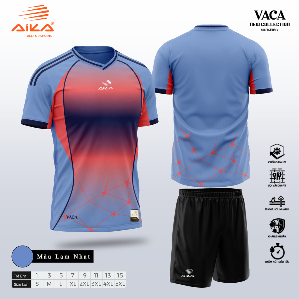 Quần Áo Bóng Đá Aika Siêu Tốc 34 - VACA