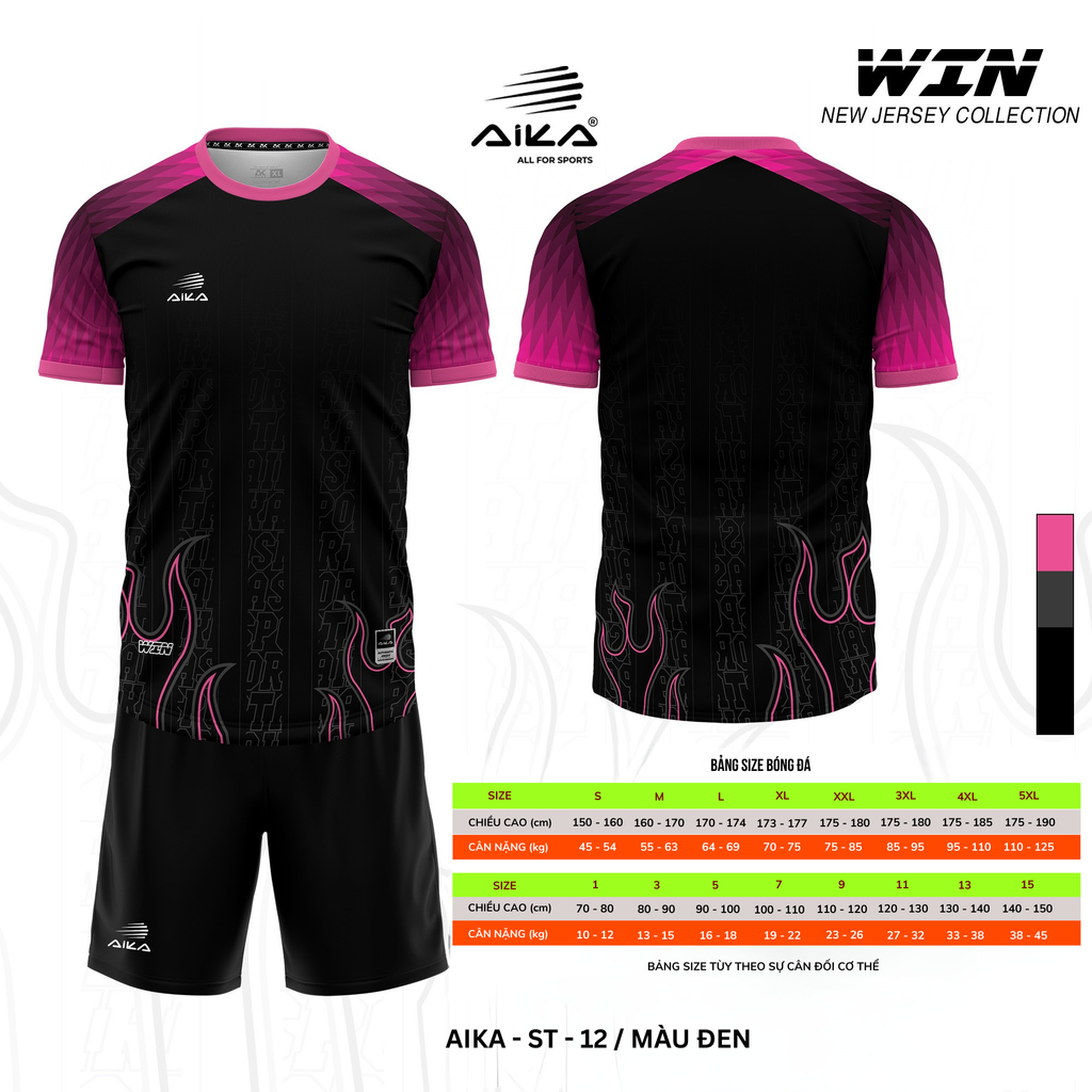 Quần Áo Bóng Đá Aika Siêu Tốc 18 - WIN