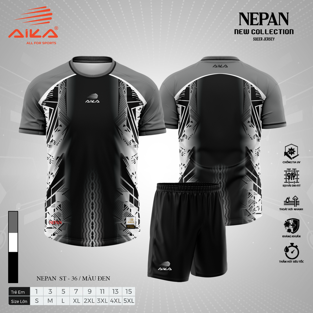 Quần Áo Bóng Đá Aika Siêu Tốc 36 - NEPAN