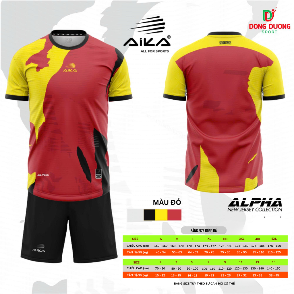 Quần Áo Bóng Đá Aika Siêu Tốc 13 - ALPHA