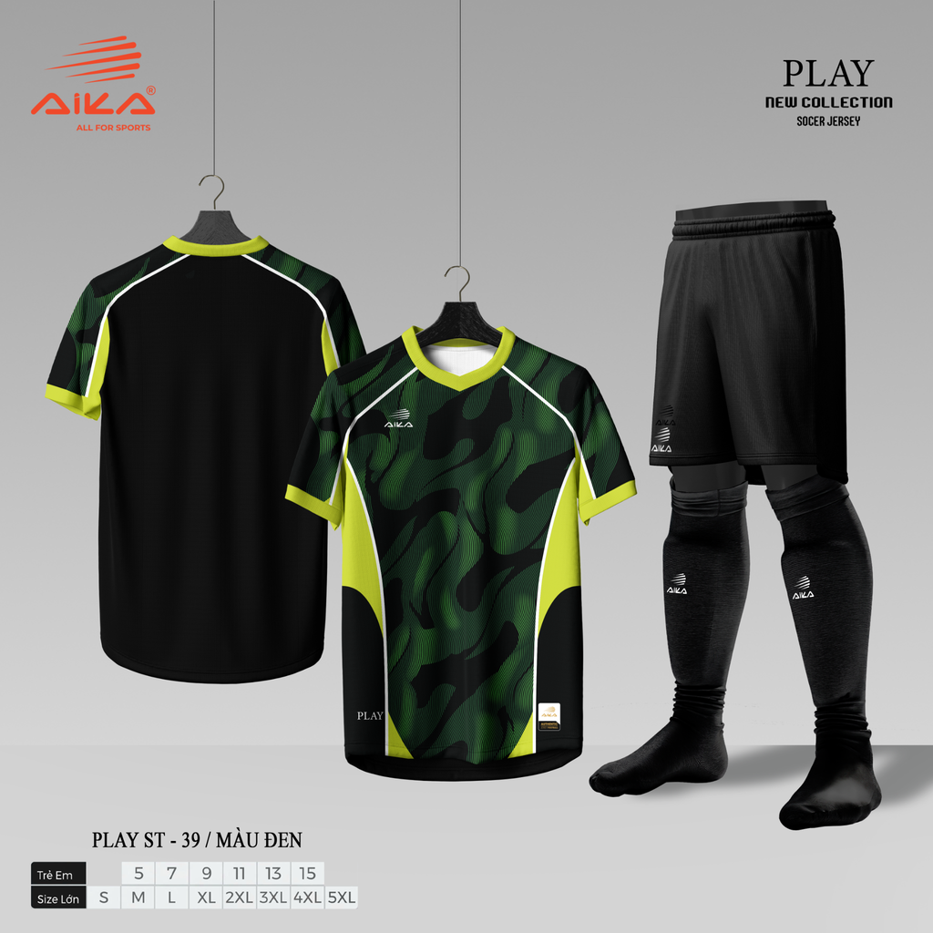 Quần Áo Bóng Đá Aika Siêu Tốc 39 - PLAY