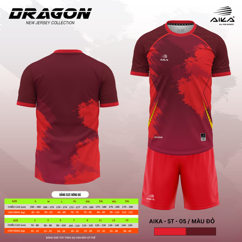 Quần Áo Bóng Đá Aika Siêu Tốc 06 - DRAGON