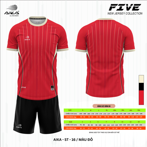 Quần Áo Bóng Đá Aika Siêu Tốc 05 - FIVE