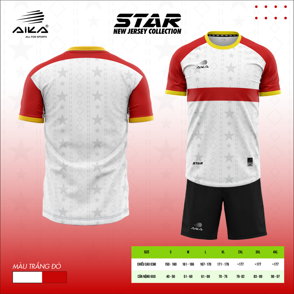 Quần Áo Bóng Đá Aika Siêu Tốc 16 - STAR