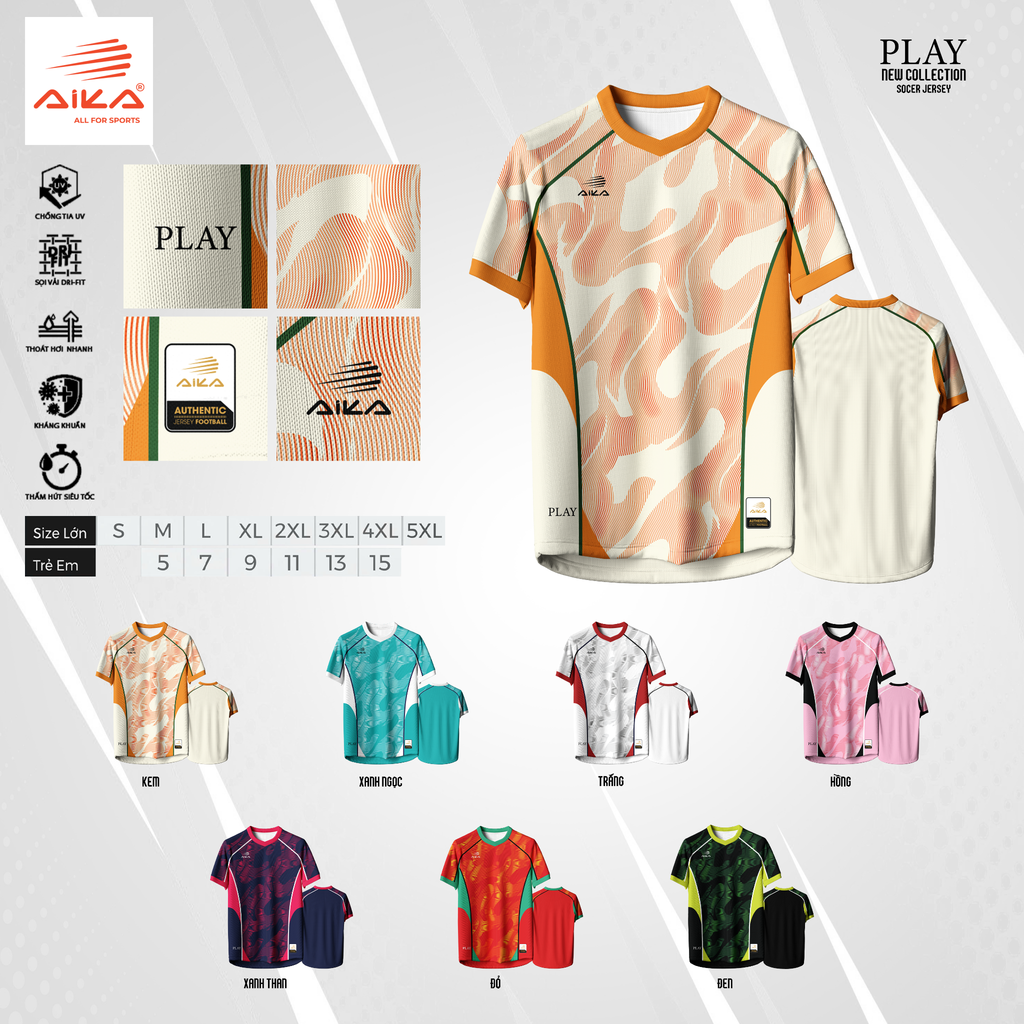 Quần Áo Bóng Đá Aika Siêu Tốc 39 - PLAY