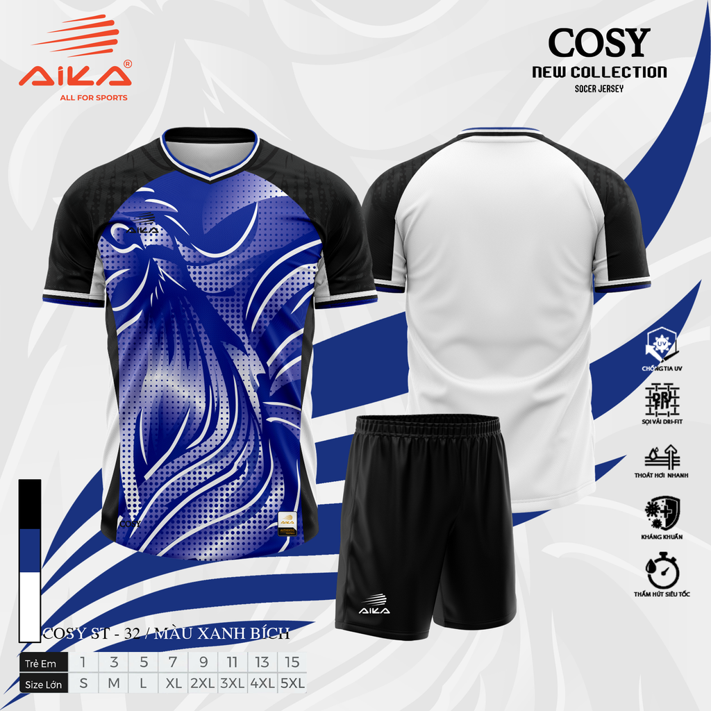Quần Áo Bóng Đá Aika Siêu Tốc 32  - COSY