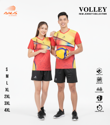 Quần Áo Bóng Chuyền Aika Siêu Tốc 01 - VOLLEY