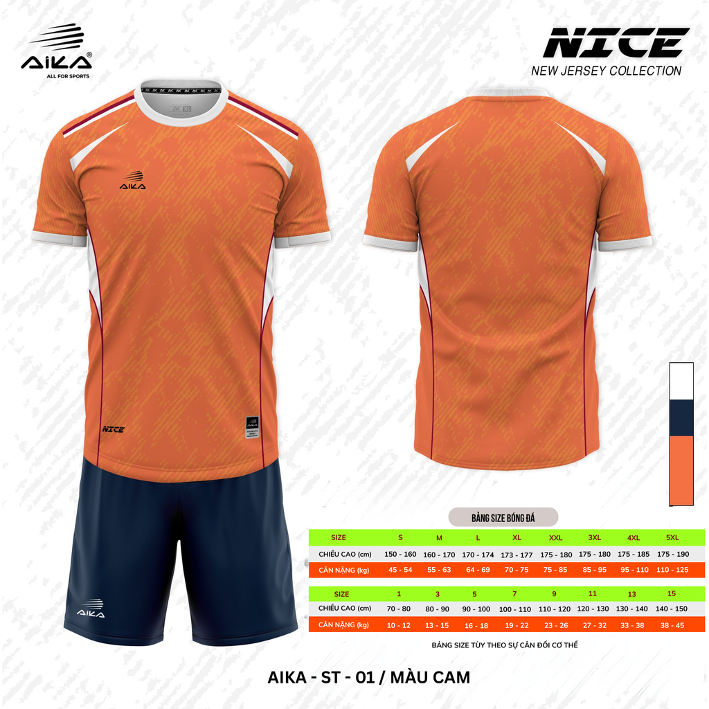 Quần Áo Bóng Đá Aika Siêu Tốc 01 -  NICE