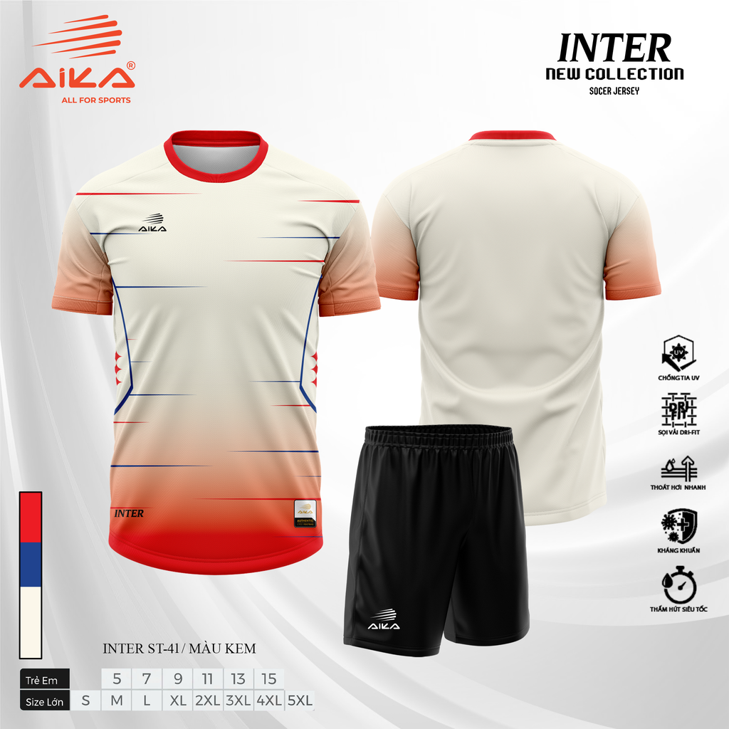 Quần Áo Bóng Đá Aika Siêu Tốc 41 - INTER