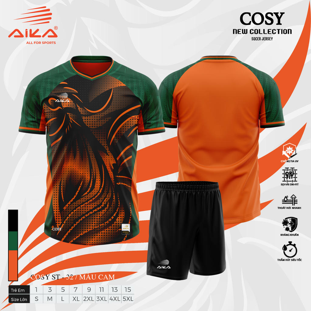 Quần Áo Bóng Đá Aika Siêu Tốc 32  - COSY