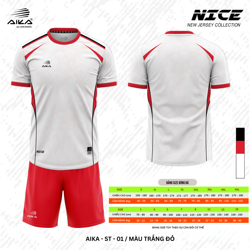 Quần Áo Bóng Đá Aika Siêu Tốc 01 -  NICE