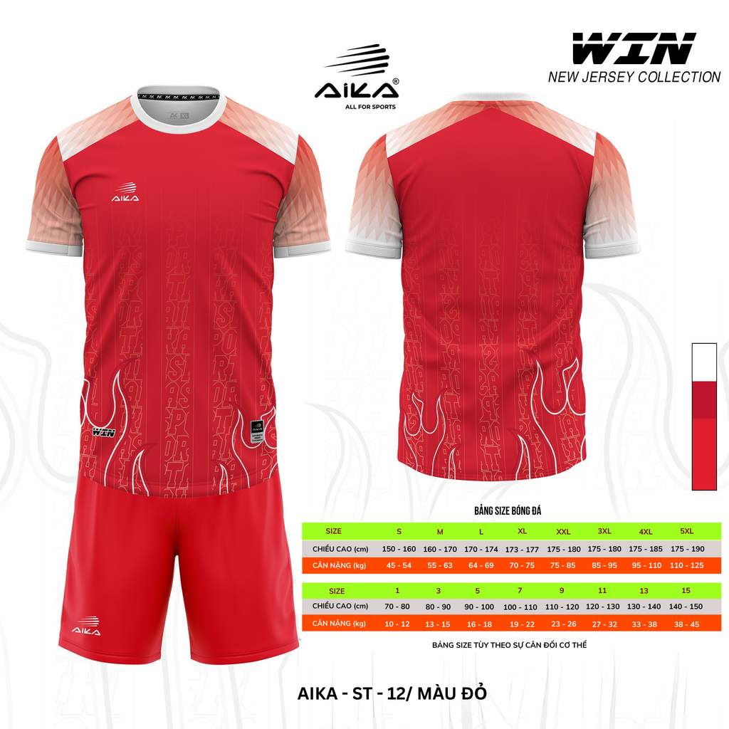 Quần Áo Bóng Đá Aika Siêu Tốc 18 - WIN
