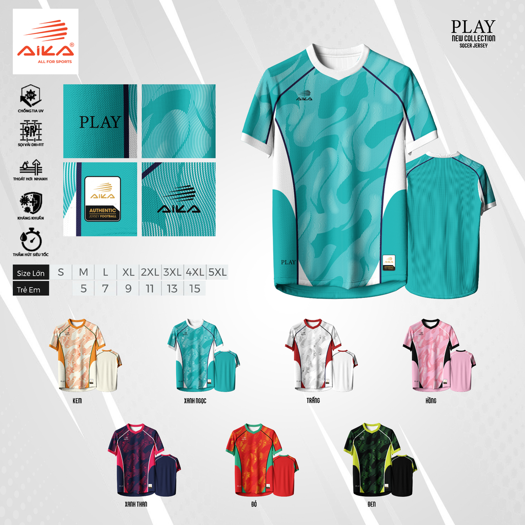 Quần Áo Bóng Đá Aika Siêu Tốc 39 - PLAY