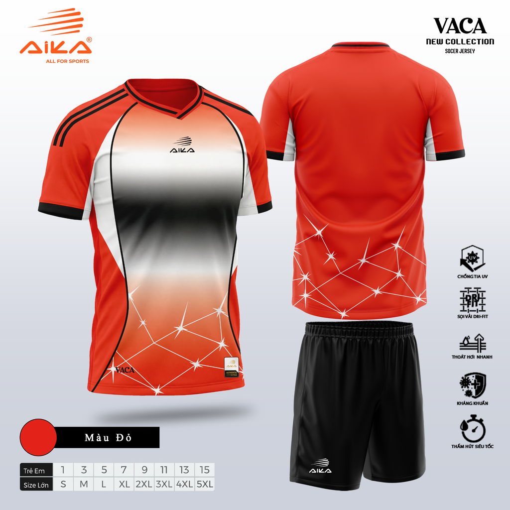 Quần Áo Bóng Đá Aika Siêu Tốc 34 - VACA