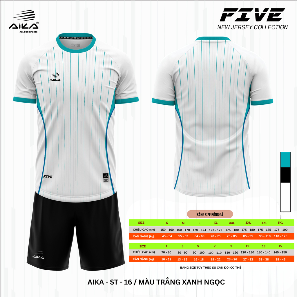 Quần Áo Bóng Đá Aika Siêu Tốc 05 - FIVE