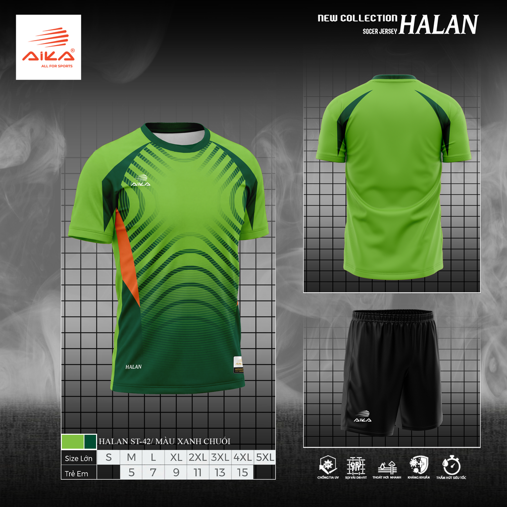 Quần Áo Bóng Đá Aika Siêu Tốc 42 - HALAN