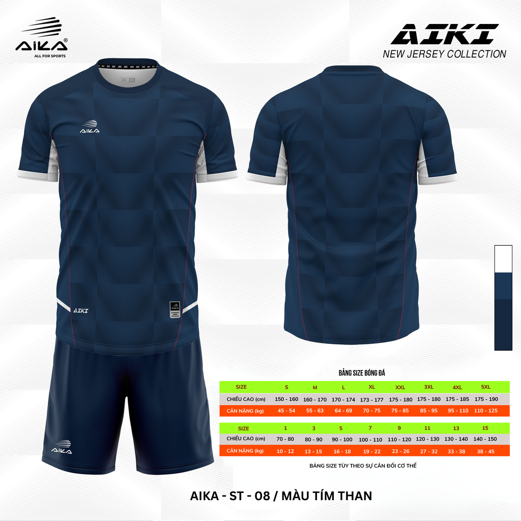 Quần Áo Bóng Đá Aika Siêu Tốc 12 - AIKI
