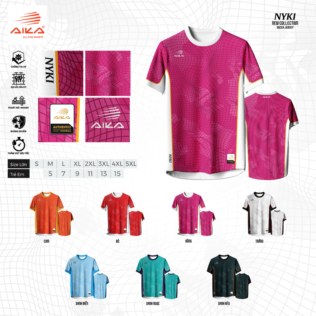 Quần Áo Bóng Đá Aika Siêu Tốc 43 - NYKI