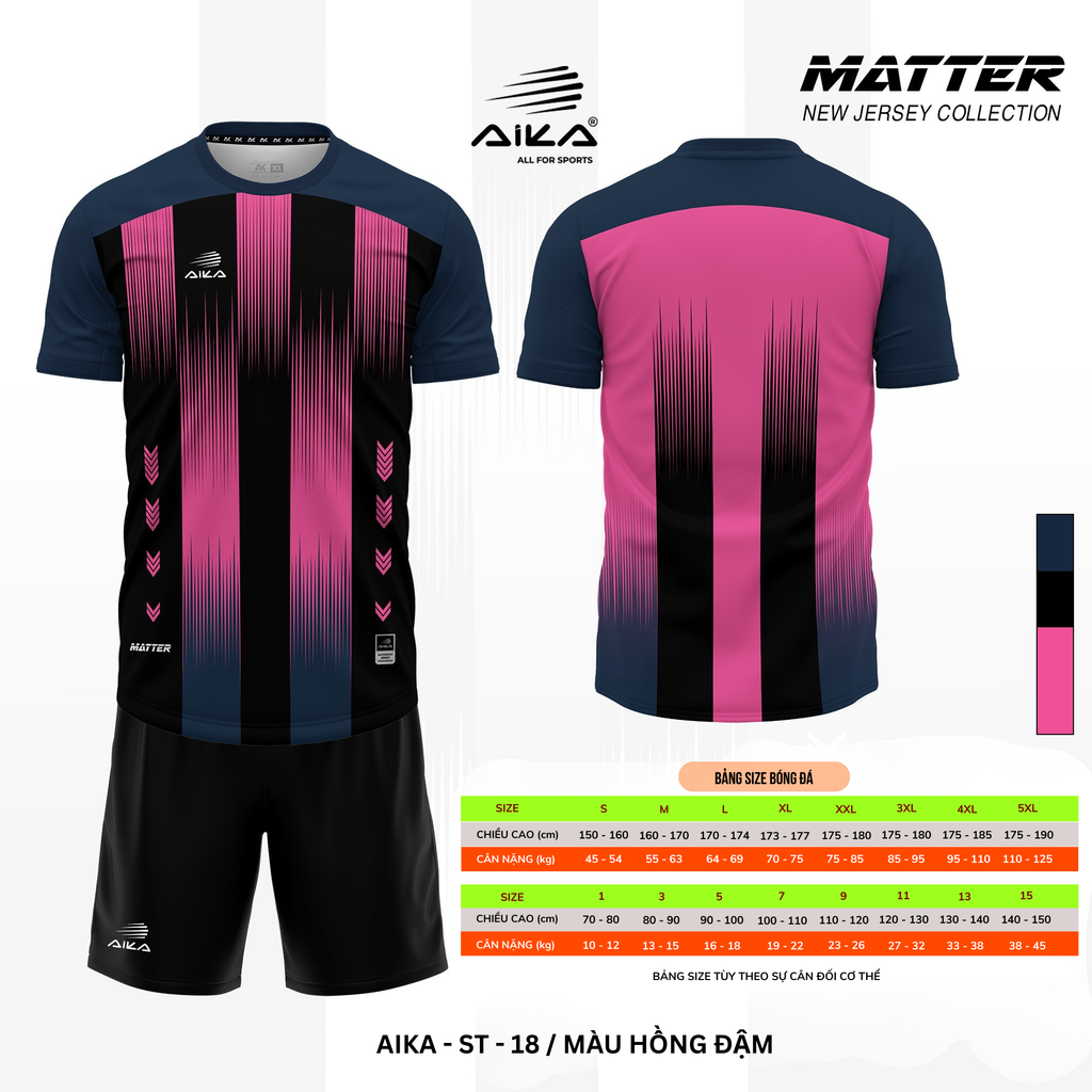 Quần Áo Bóng Đá Aika Siêu Tốc 11 - MATTER
