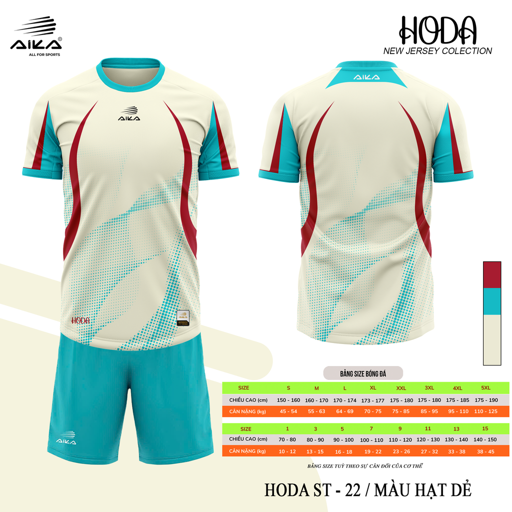 Quần Áo Bóng Đá Aika Siêu Tốc 22 - HODA