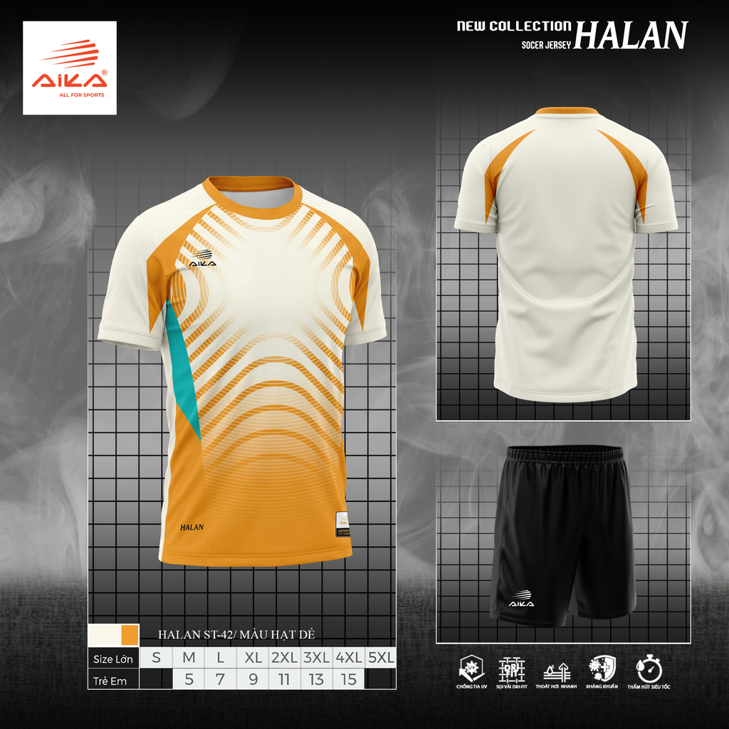 Quần Áo Bóng Đá Aika Siêu Tốc 42 - HALAN