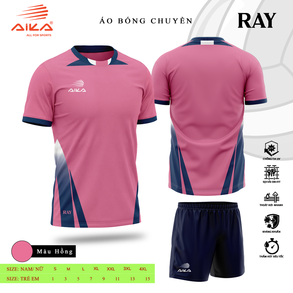 Quần Áo Bóng Chuyền Aika Siêu Tốc 03 - RAY