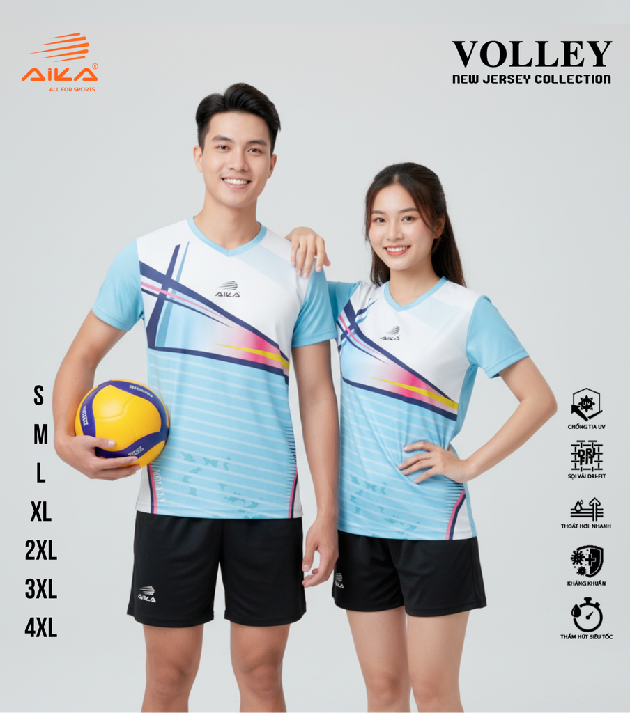 Quần Áo Bóng Chuyền Aika Siêu Tốc 01 - VOLLEY