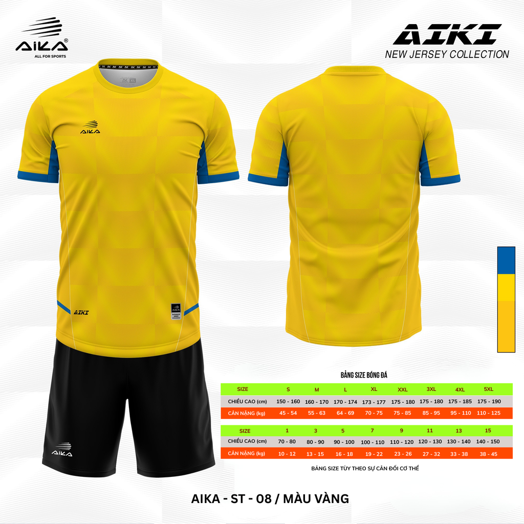Quần Áo Bóng Đá Aika Siêu Tốc 12 - AIKI