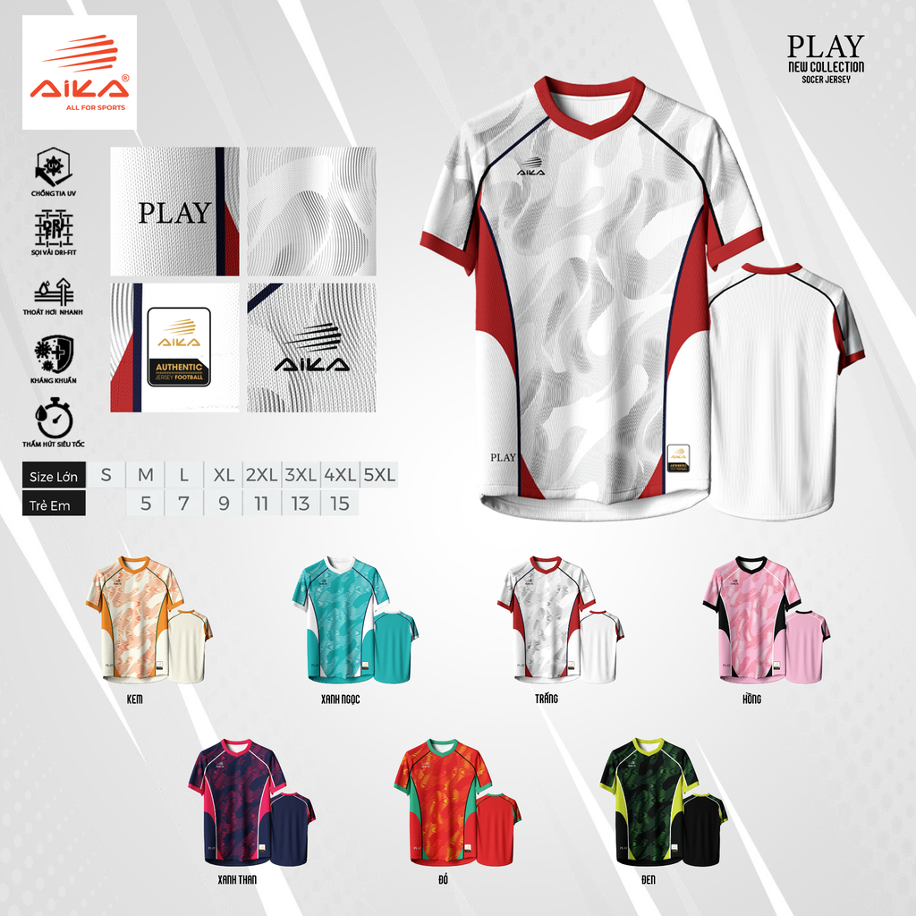 Quần Áo Bóng Đá Aika Siêu Tốc 39 - PLAY