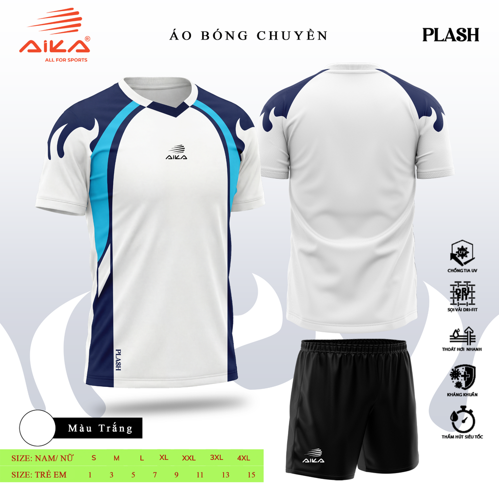 Quần Áo Bóng Chuyền Aika Siêu Tốc 04 - PLASH
