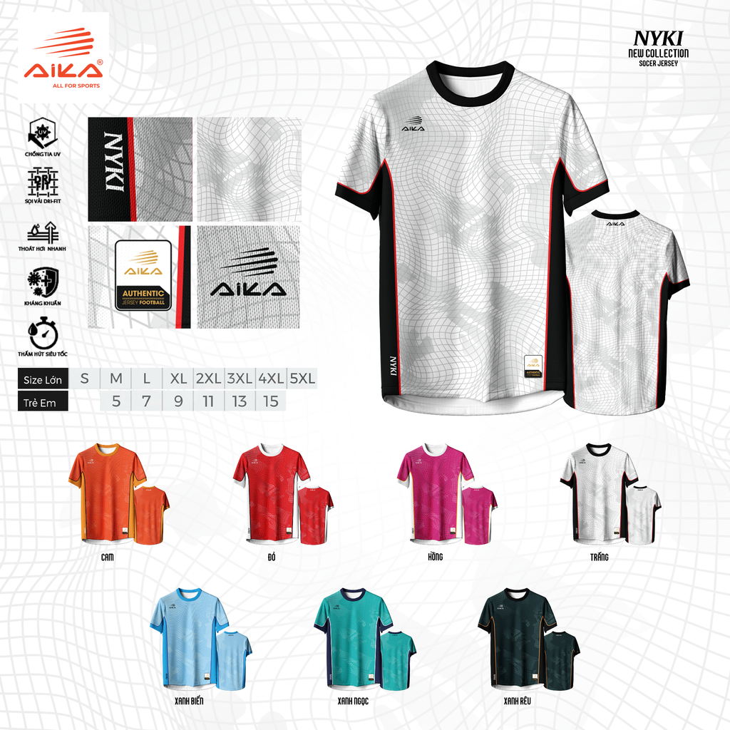 Quần Áo Bóng Đá Aika Siêu Tốc 43 - NYKI
