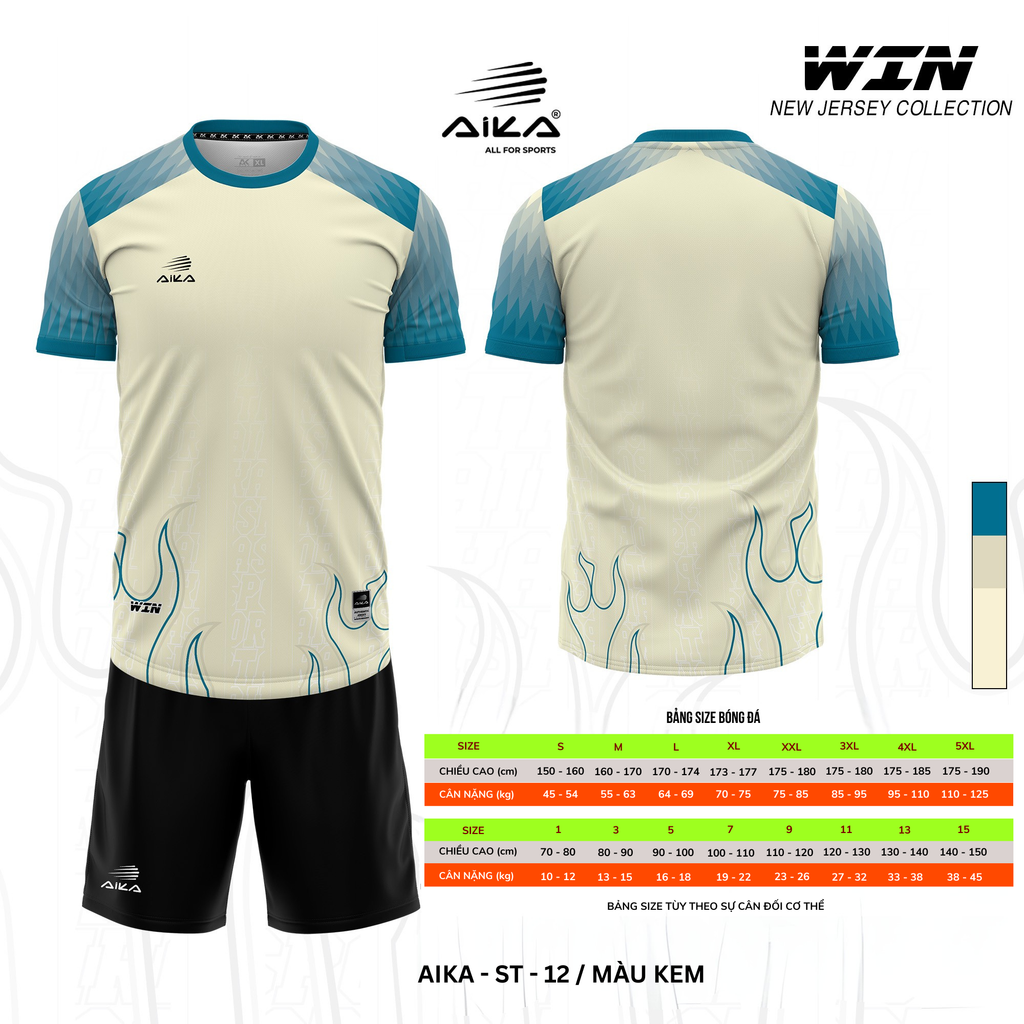 Quần Áo Bóng Đá Aika Siêu Tốc 18 - WIN