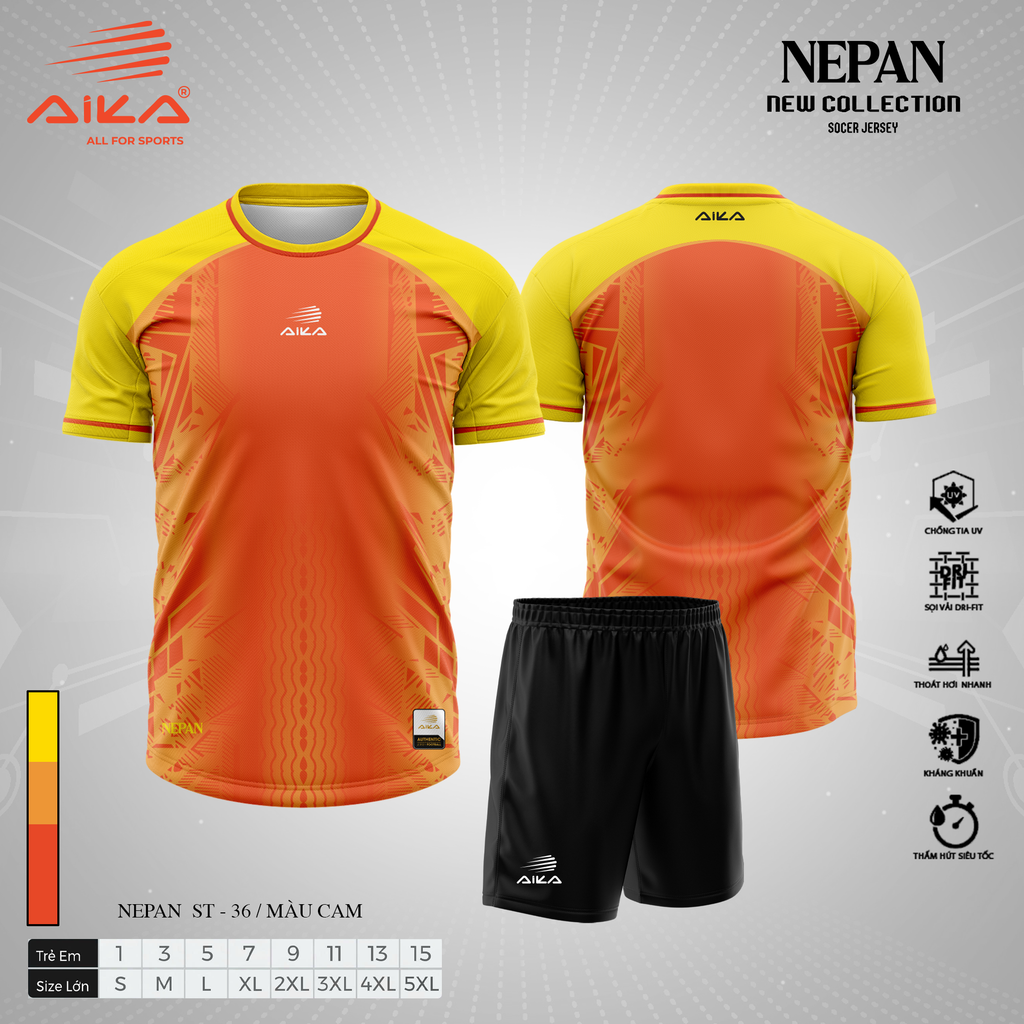 Quần Áo Bóng Đá Aika Siêu Tốc 36 - NEPAN
