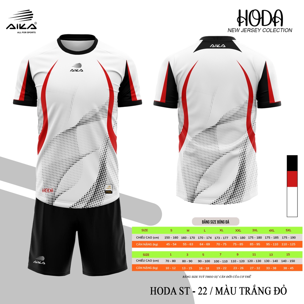 Quần Áo Bóng Đá Aika Siêu Tốc 22 - HODA
