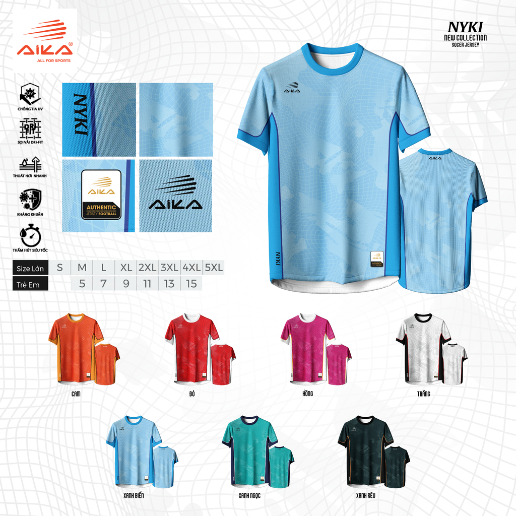 Quần Áo Bóng Đá Aika Siêu Tốc 43 - NYKI
