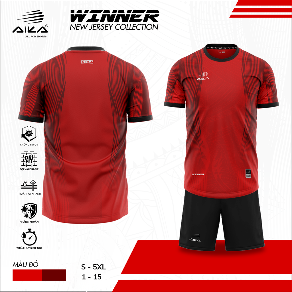 Quần Áo Bóng Đá Aika Siêu Tốc 19 - WINNER