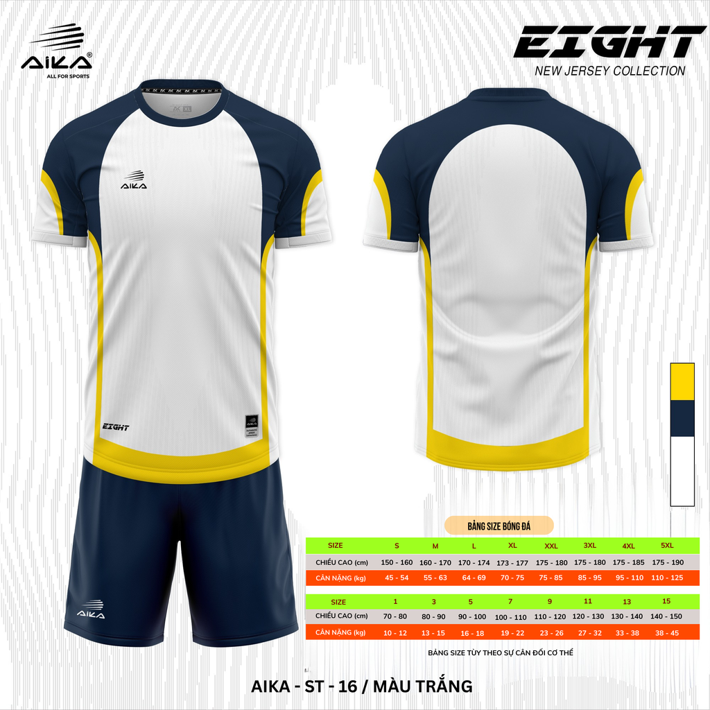 Quần Áo Bóng Đá Aika Siêu Tốc 09 - EIGHT